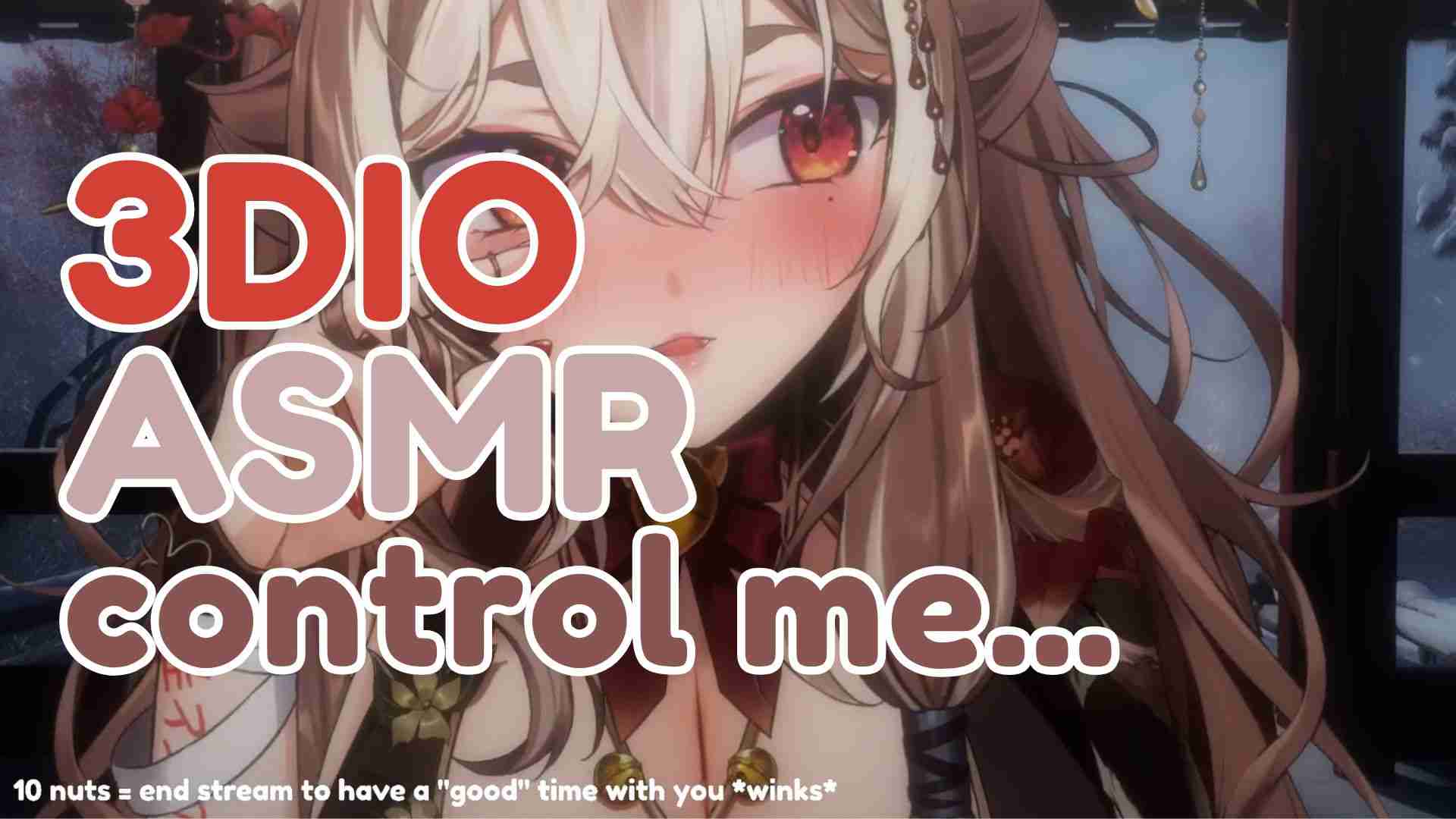 【3DIO ASMR】Come control me... ♡ #Vtuber #Comfy #Kiss #Earlick