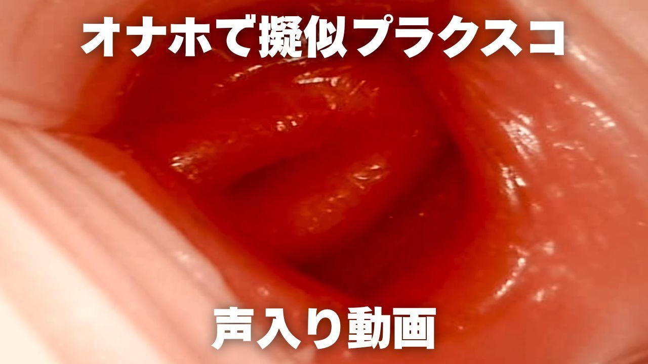 オナホで「擬似」膣内探検！HONMONOまんこの無修正動画